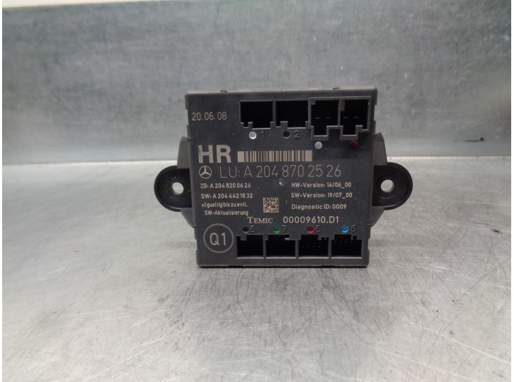 Recambio de centralita cierre para mercedes-benz clase c (w204) berlina 2.2 cdi cat referencia OEM IAM A2048702526 