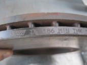 Recambio de disco freno delantero para dacia lodgy 1.6 cat referencia OEM IAM 8660001231 DF6186 TRW