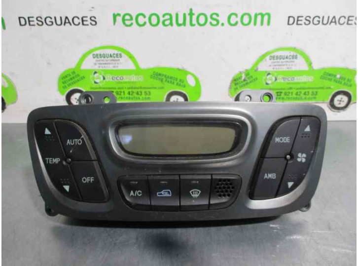 Replacement climate control switch for Hyundai Santa Fe (SM) 2.7 V6 CAT OEM IAM reference 9725026XXX 