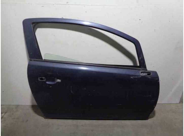 Recambio de puerta delantera derecha para opel corsa d 1.2 16v cat (z 12 xep / lb4) referencia OEM IAM AZUL OSCURO 3 PUERTAS