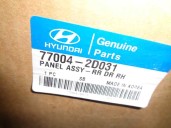 Recambio de puerta trasera derecha para hyundai elantra (xd) referencia OEM IAM 770042D031  