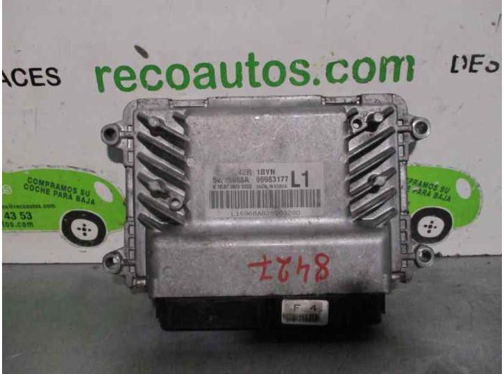 Recambio de centralita motor uce para chevrolet aveo 1.2 cat referencia OEM IAM 96983177 5WY5968A 