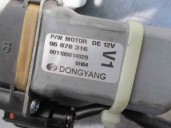 Replacement front left window regulator for Chevrolet Aveo 1.2 CAT OEM IAM reference 96870316 2 PINS 5 DOORS