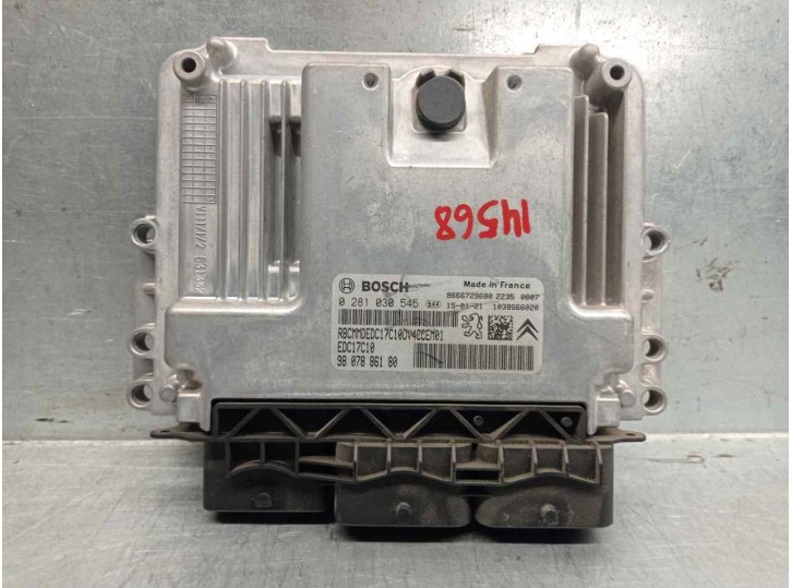 Recambio de centralita motor uce para citroën c3 ii 1.4 referencia OEM IAM 9807886180 0281030545 BOSCH