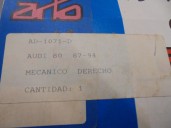 Recambio de retrovisor derecho para audi 80/90 (811/813/853) 2.2 referencia OEM IAM AD1071D MANUAL NEGRO