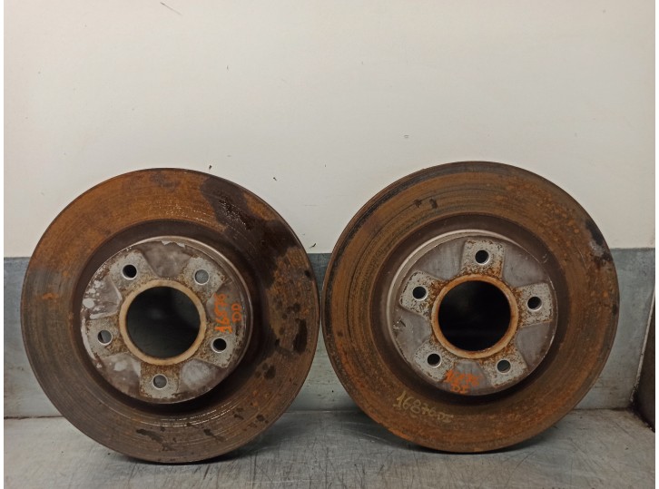 Recambio de disco freno delantero para jeep compass 2.4 16v cat referencia OEM IAM 5105514AA 