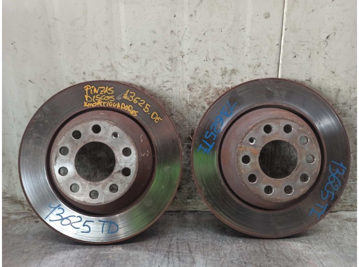 Recambio de disco freno trasero para audi a6 berlina (4f2) 2.0 tdi referencia OEM IAM   