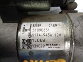 Recambio de motor arranque para fiat 500 l living (351) 1.3 16v m-jet cat referencia OEM IAM 51890631 S114943A HITACHI