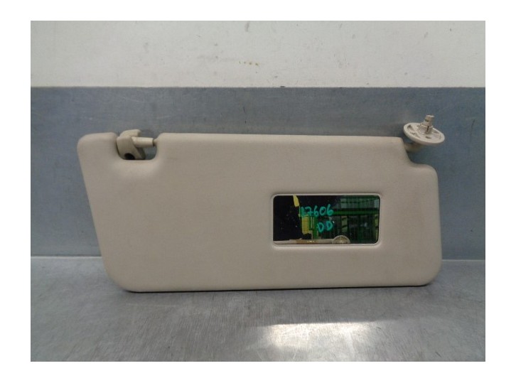 Replacement right sun visor for MG MG ZR 1.4 16V CAT OEM IAM reference EDQ106000LUM 