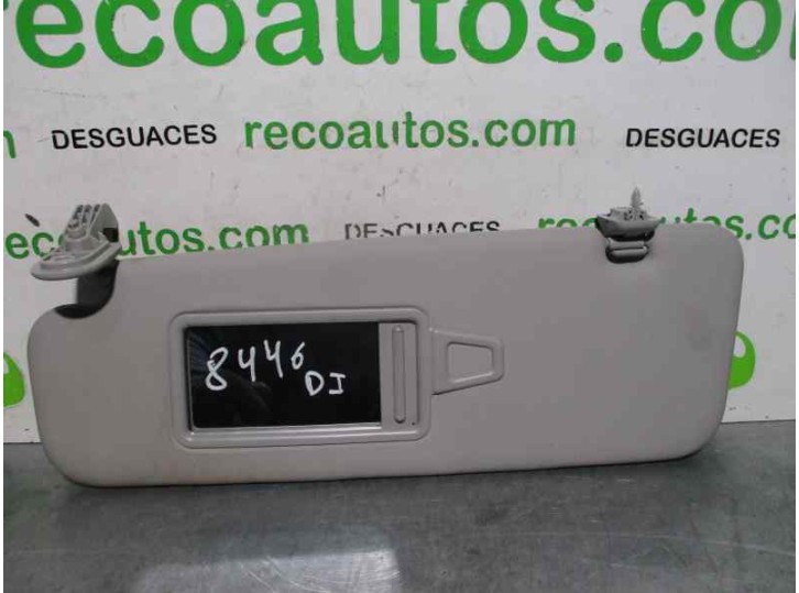 Recambio de parasol izquierdo para kia venga 1.4 cat referencia OEM IAM 852101P000ED  