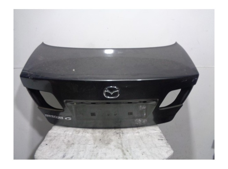 Replacement rear tailgate for Mazda 6 sedan (GG) 2.0 diesel cat OEM IAM reference GJYA5261X DARK GREY 4 DOORS