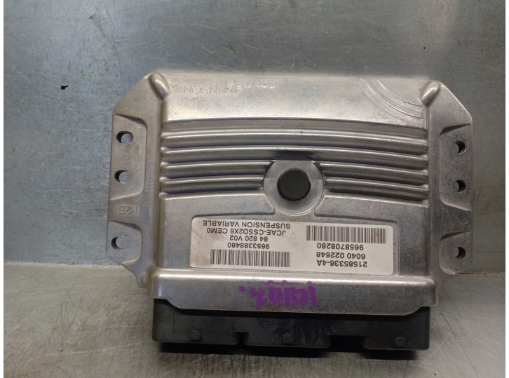 Replacement suspension control unit for Citroën C6 2.7 V6 HDi FAP CAT (UHZ / DT17TED4) OEM IAM reference 9658708280 9653388480 