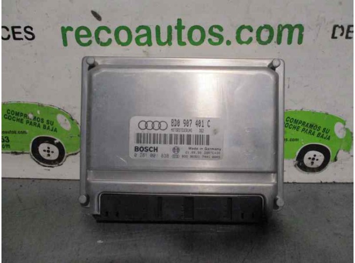 Recambio de centralita motor uce para audi a4 berlina (b5) 2.5 v6 24v tdi referencia OEM IAM 8D0907401C 0281001838 BOSCH