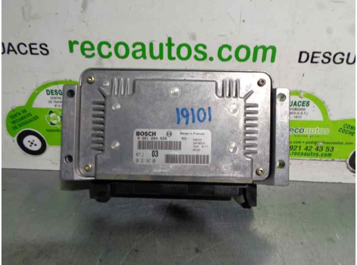 Replacement engine ECU for Citroën Xsara Berlina 1.6 16V Tonic OEM IAM reference 9633184780 0261204939 BOSCH