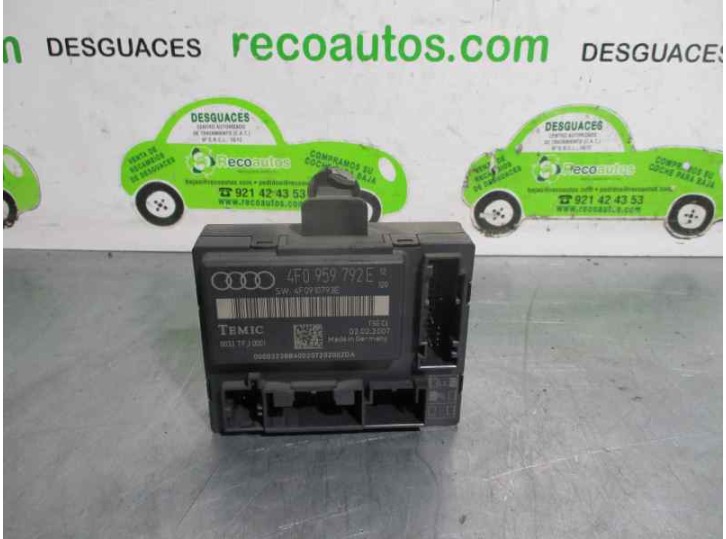 Recambio de centralita cierre para audi a6 allroad quattro (4fh) 3.0 v6 24v tdi referencia OEM IAM 4F0959792E 