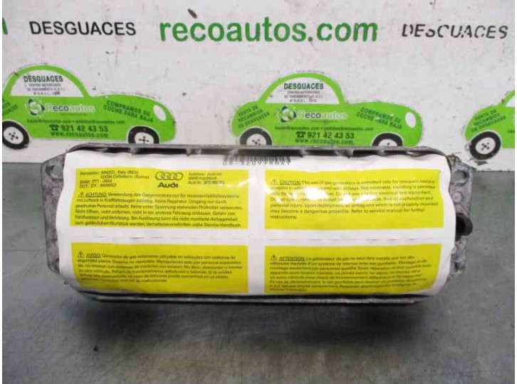Recambio de airbag delantero derecho para audi a3 (8p) 2.0 16v fsi referencia OEM IAM 8P0880202  