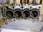 Replacement of engine block for Mazda 3 Hatchback (BP) 2.0 Skyactiv-G M Hybrid OEM IAM reference PE 