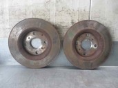 Replacement front brake disc for Peugeot 107 1.0 CAT (384F) OEM IAM reference DF4469 060617 TRW