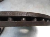 Recambio de disco freno delantero para peugeot 107 1.0 cat (384f) referencia OEM IAM DF4469 060617 TRW