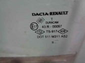 Recambio de luna delantera izquierda para dacia logan mcv 1.5 dci diesel cat referencia OEM IAM  43R00097 DOT511M311AS2