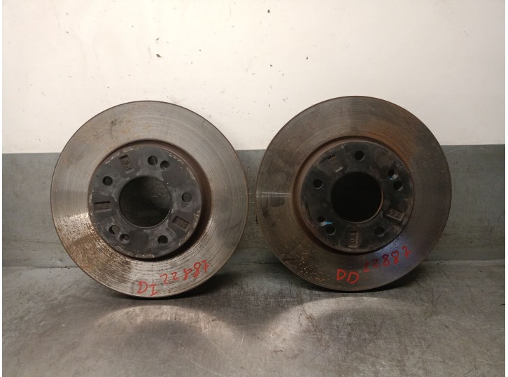 Recambio de disco freno delantero para kia niro i (de) 1.6 gdi hybrid referencia OEM IAM 51712G2100 51712G2100 