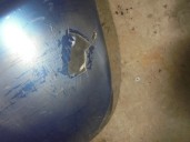 Recambio de paragolpes trasero para lancia lancia y 1.2 cat referencia OEM IAM 712162099 AZUL 3 PUERTAS