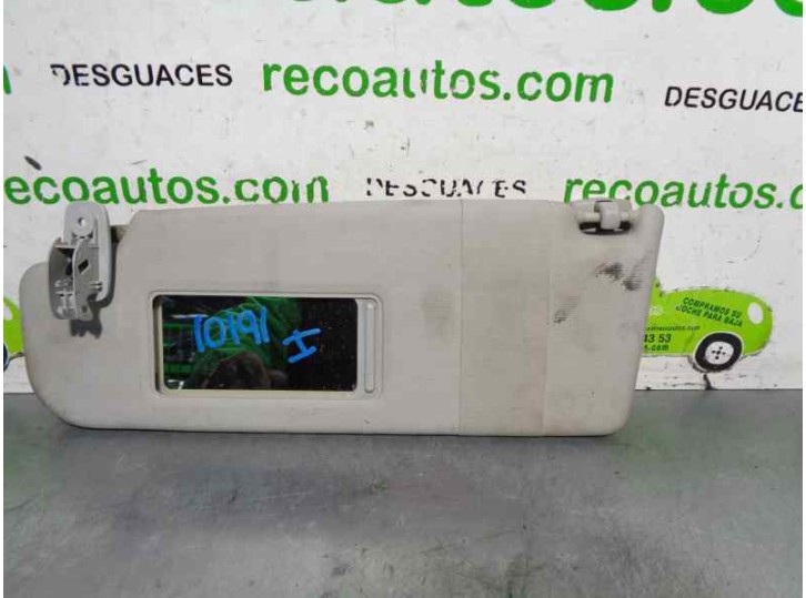 Replacement left sun visor for volkswagen golf iv saloon (1j1) 1.9 tdi OEM IAM reference 1K0857551 