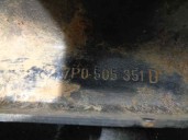 Recambio de brazo suspension inferior trasero izquierdo para porsche cayenne (typ 92aa) diesel referencia OEM IAM 7P0505351D 
