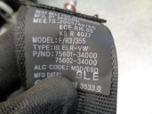 Replacement rear right seat belt for SsangYong Korando 2.0 TD CAT OEM IAM reference 7560234000LBA 5 DOORS