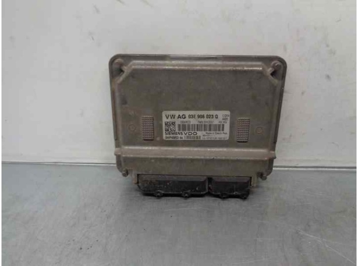 Replacement engine ECU for Skoda Fabia (5J2) 1.2 12V cat OEM IAM reference 03E906023Q 5WP4085304 SIEMENS