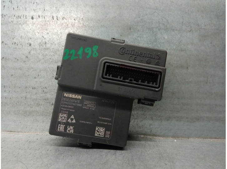 Recambio de modulo electronico para nissan juke (f16_) 1.0 referencia OEM IAM 285E26PW1E  A3C08408503 CONTINENTAL