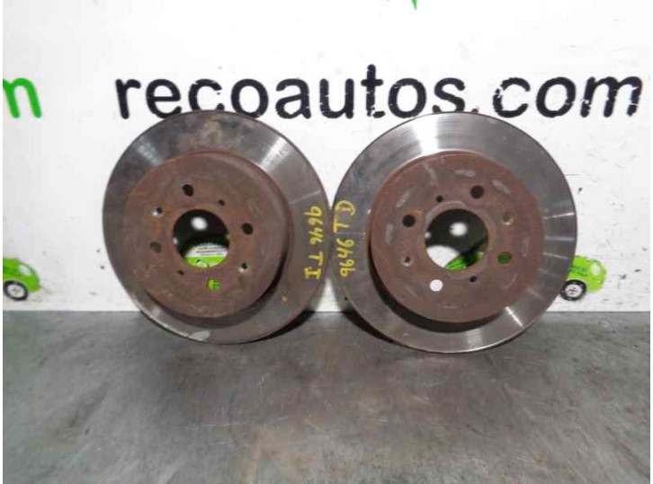 Replacement rear brake disc for Honda Civic Saloon .5 (MA/MB) 1.6 SOHC VTEC CAT OEM IAM reference 42510ST3E00 