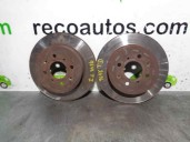 Replacement rear brake disc for Honda Civic Saloon .5 (MA/MB) 1.6 SOHC VTEC CAT OEM IAM reference 42510ST3E00 