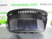 Recambio de pantalla multifuncion para bmw serie 5 berlina (e60) 2.0 turbodiesel cat referencia OEM IAM 65829151975 