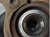 Replacement front left stub axle for Volkswagen Golf VII Lim. (5G1) 1.6 TDI DPF OEM IAM reference 5Q0255K 