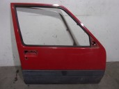 Recambio de puerta delantera derecha para renault 5 (b/c40) 1.0 referencia OEM IAM 7701463714 ROJA 5 PUERTAS