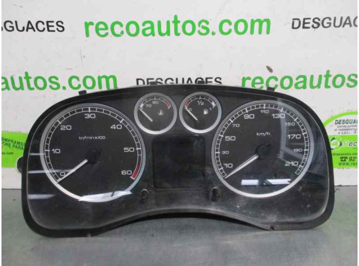 Replacement instrument cluster for Peugeot 307 (S1) XR OEM IAM reference 9651299680 
