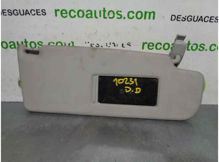 Recambio de parasol derecho para seat toledo (5p2) 1.9 tdi referencia OEM IAM 6Q0857552E 