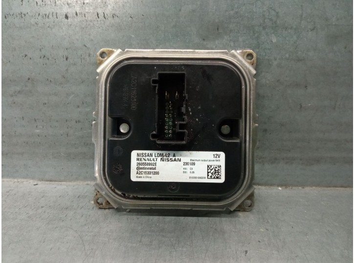Recambio de centralita faros xenon para nissan juke (f16_) 1.0 referencia OEM IAM 260558992E  A2C15331200