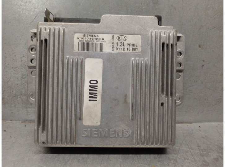 Recambio de centralita motor uce para kia pride station wagon 1.3 referencia OEM IAM K11C18881 K103735120A SIEMENS