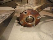 Replacement rear axle for Hyundai Terracan (HP) 2.5 TCI OEM IAM reference 52000H1070 FOR 5-HOLE DISC WHEELS BURRA 11