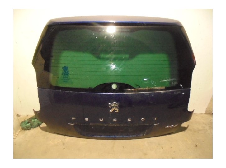 Replacement rear tailgate for Peugeot 807 2.2 HDI FAP CAT (4HW) OEM IAM reference BLUE 5 DOORS
