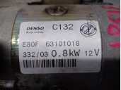 Replacement starter motor for Fiat Punto berlina (188) 1.2 cat OEM IAM reference 63101018 DENSO