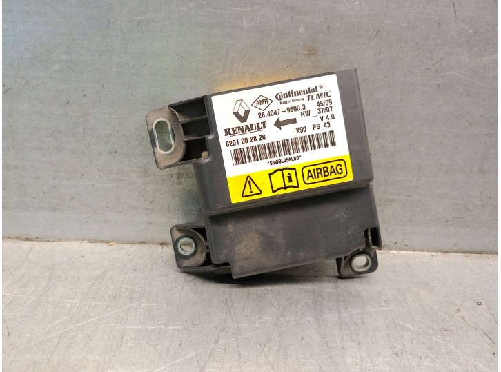 Recambio de centralita airbag para dacia logan mcv 1.5 dci diesel cat referencia OEM IAM 8201002828  CONTINENTAL