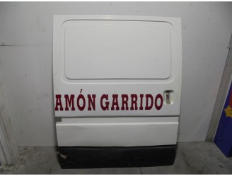 Recambio de puerta lateral corredera derecha para ford transit, caja cerrada 86/92 2.5 diesel referencia OEM IAM 1057824 BLANCA 