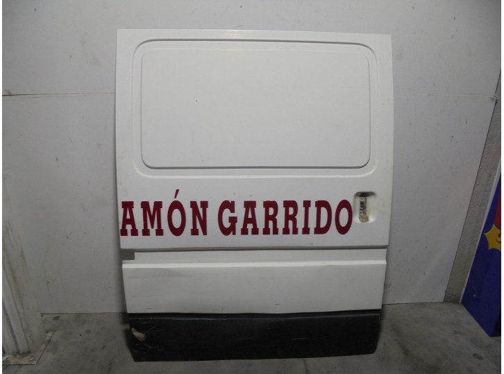 Recambio de puerta lateral corredera derecha para ford transit, caja cerrada 86/92 2.5 diesel referencia OEM IAM 1057824 BLANCA 