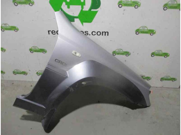 Replacement front right fender for Hyundai Terracan (HP) 2.9 CRDi CAT OEM IAM reference 66320H1910 GREY 