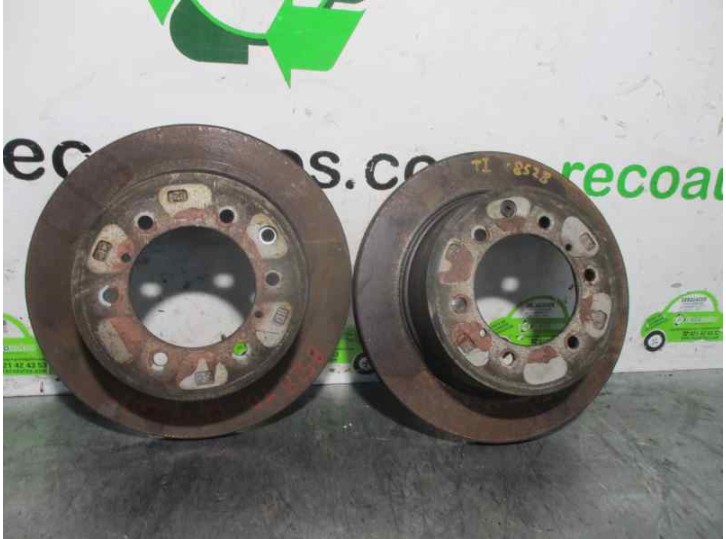 Replacement rear brake disc for Hyundai Terracan (HP) 2.9 CRDi CAT OEM IAM reference 51712H1000 
