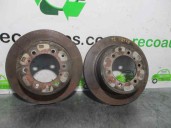 Replacement rear brake disc for Hyundai Terracan (HP) 2.9 CRDi CAT OEM IAM reference 51712H1000 