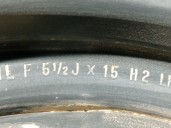 Recambio de llanta para tata telco sport 1.9 referencia OEM IAM 265440100149 R1551/2JX15H2-44.5 HIERRO